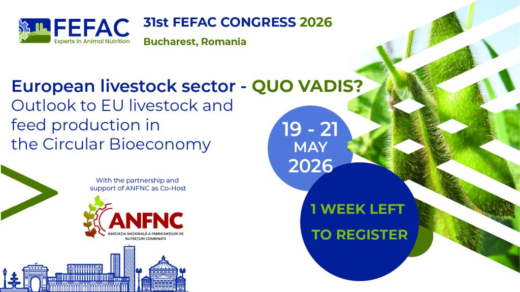31st FEFAC Congress in Bucharest  - Less than one week left to register!